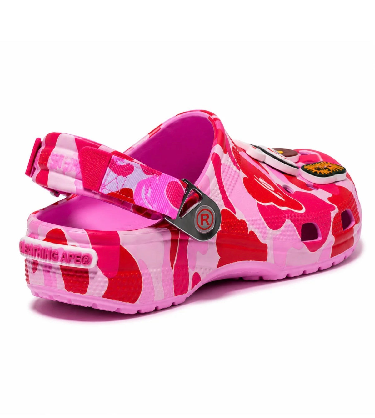 Crocs Bape pink