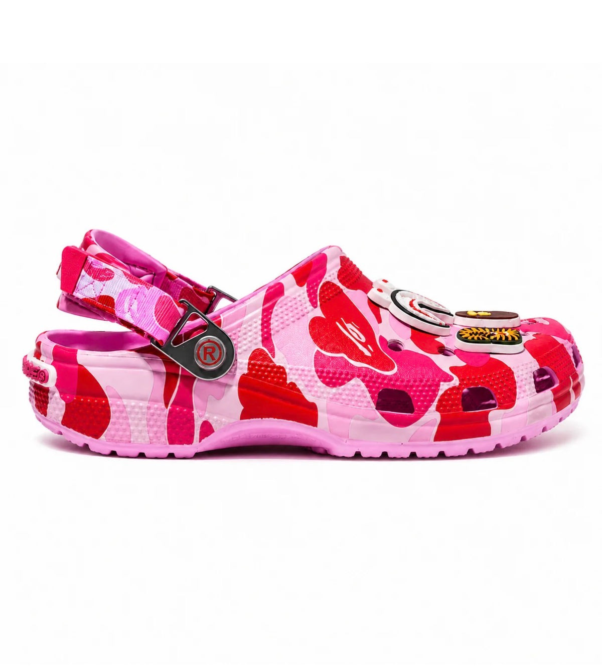 Crocs Bape pink