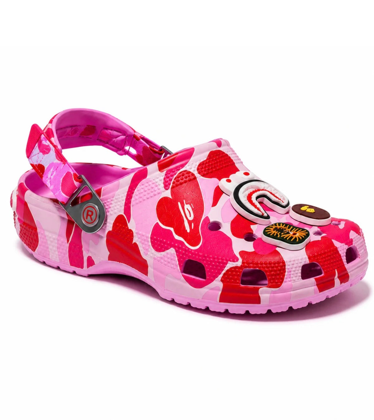 Crocs Bape pink