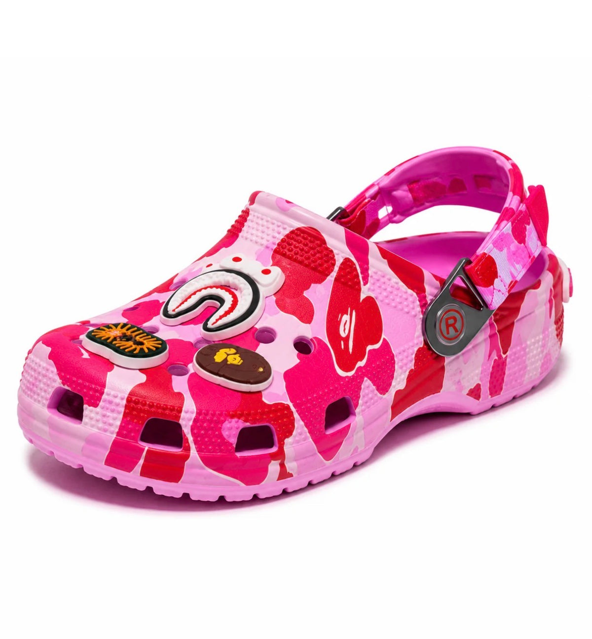 Crocs Bape pink